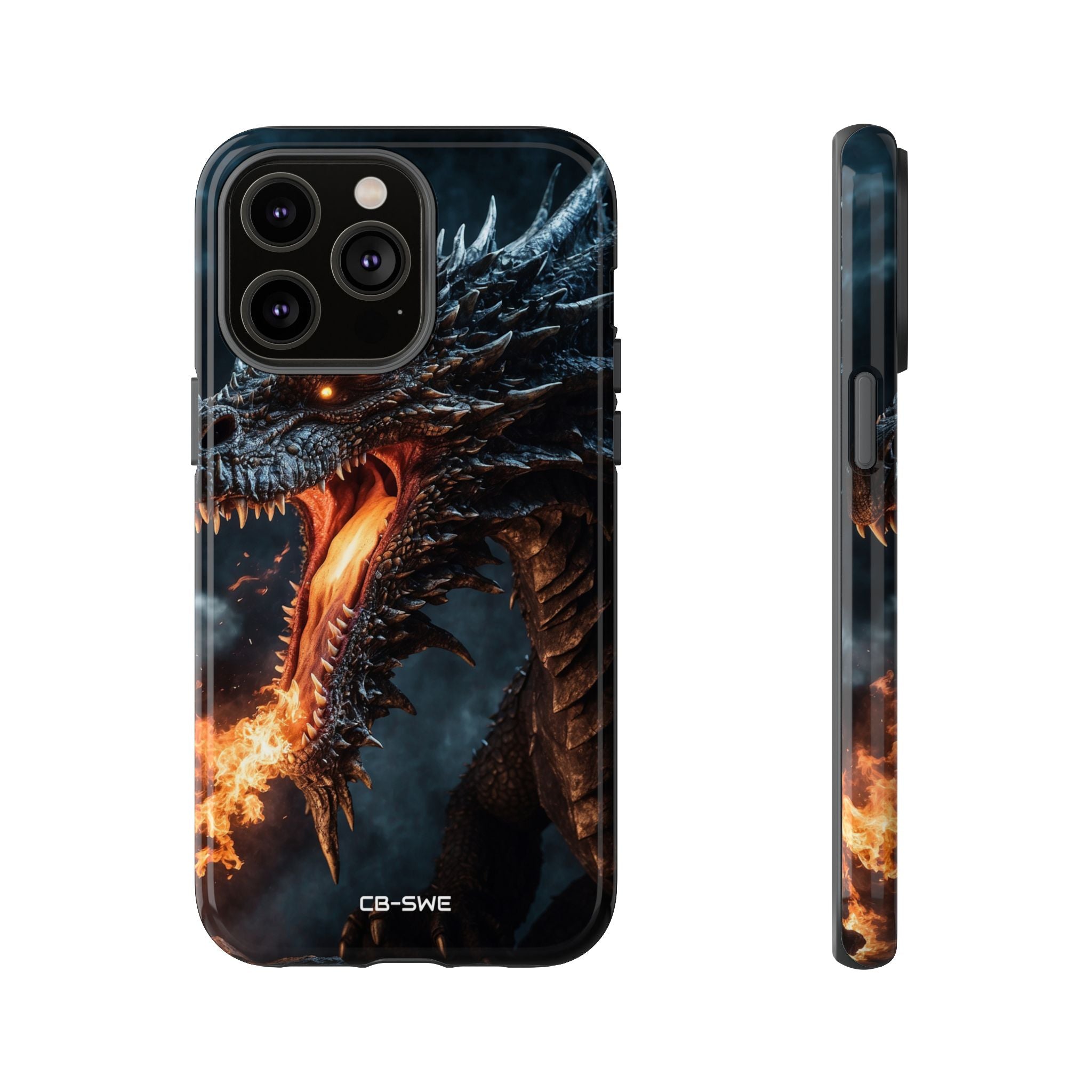 Fiery Breath Erupts - iPhone Case