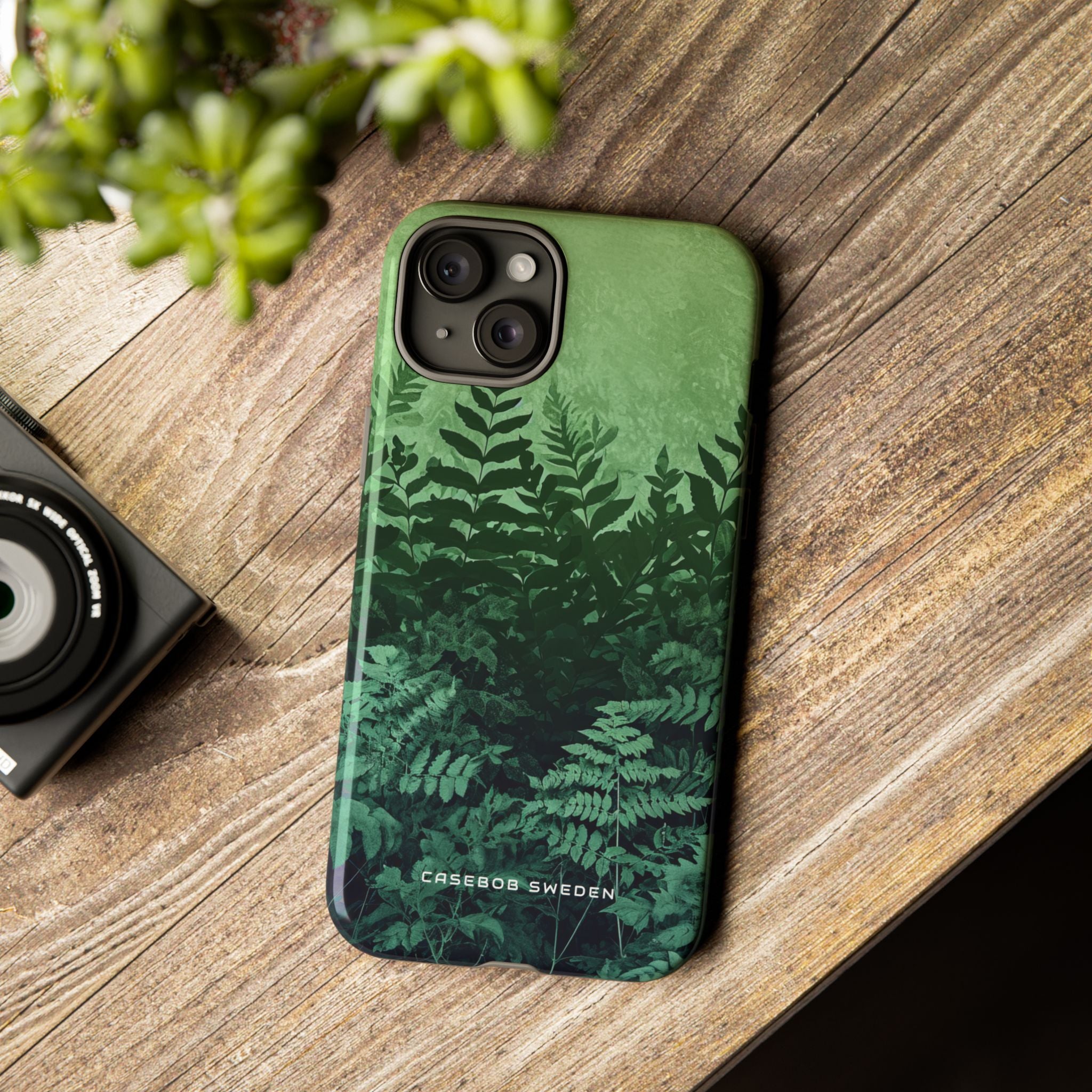 Gradient Fernscape Lush iPhone 15 - Tough Phone Case