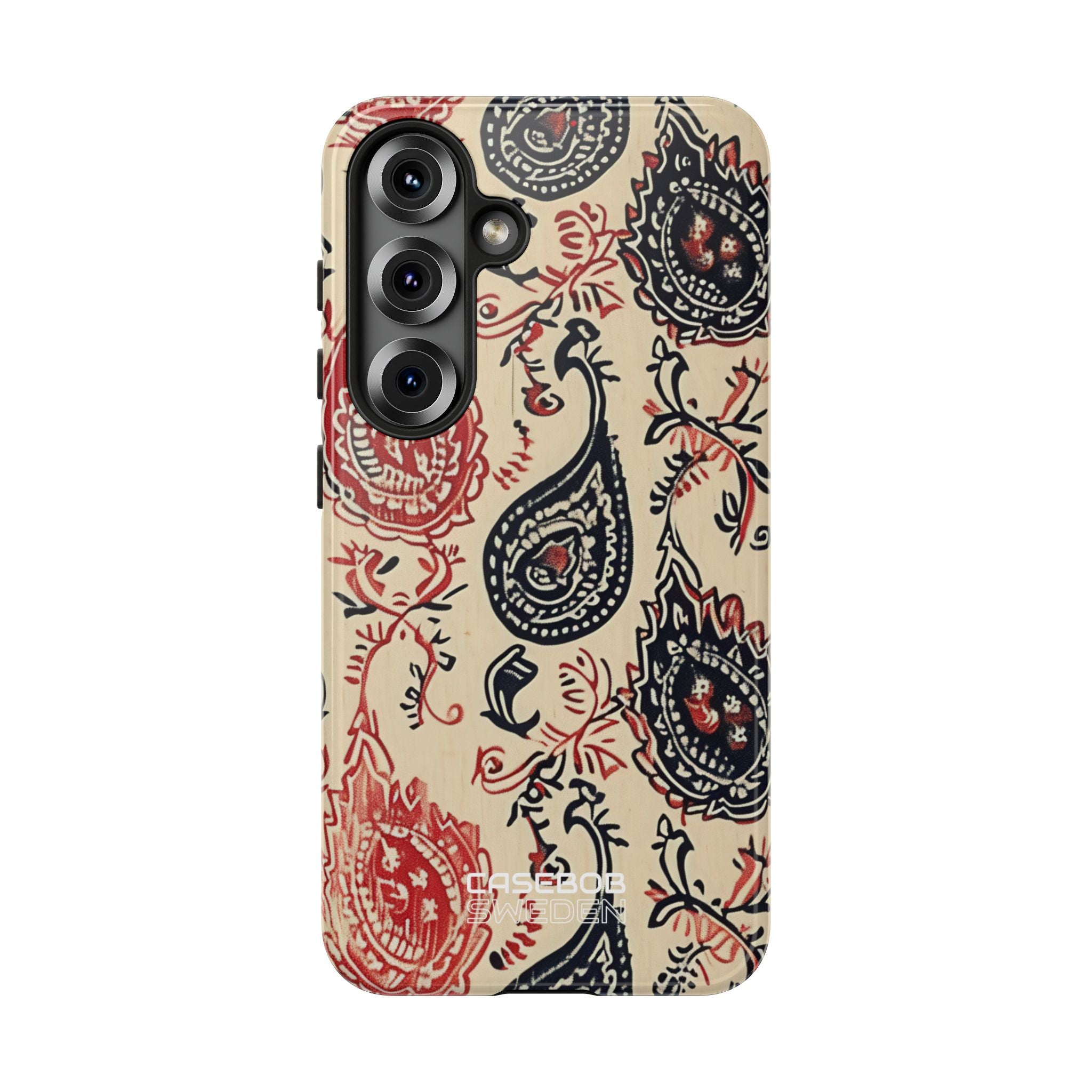 Navy Paisley Swirl Samsung S25 - Tough