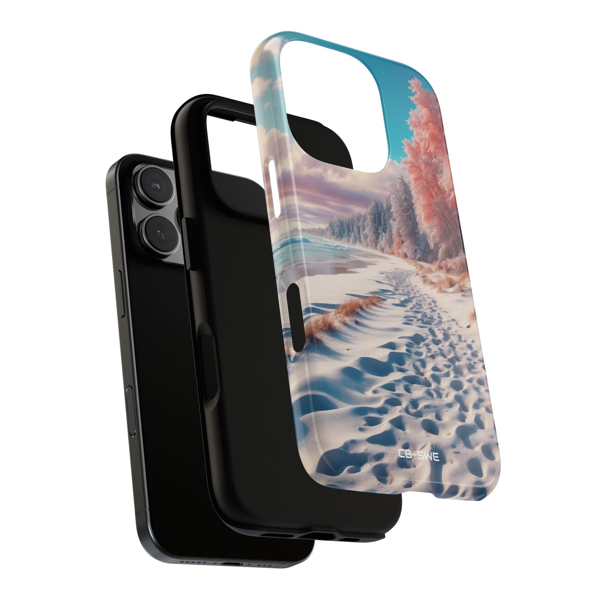 Shadows Embrace Waves - iPhone Case
