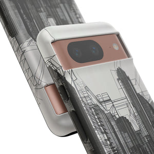 Urban Wireframe | Protective Phone Case for Google Pixel