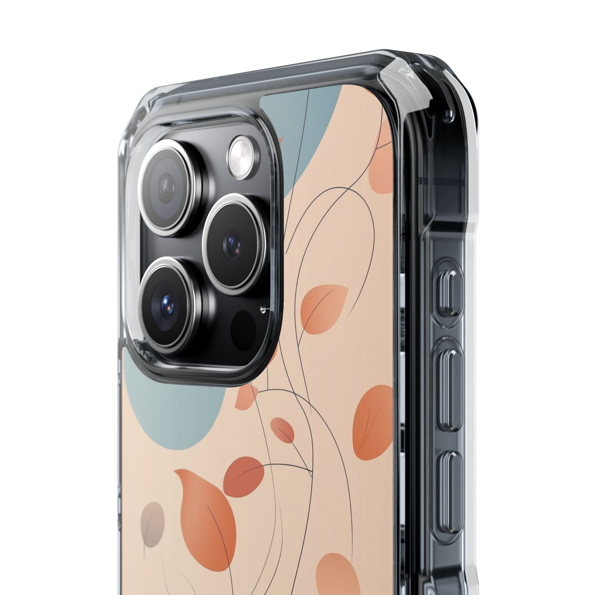 Gentle Leaves Drift iPhone Case - Impact