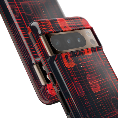 Cyber Locks Grid Google Pixel 8 - Tough
