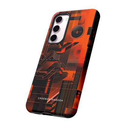 Gradient Circuitburst Samsung S23 - Tough Phone Case