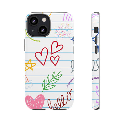 Hearts Dance Happily - iPhone Case