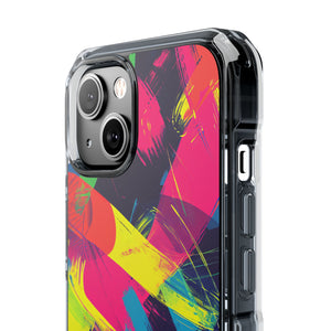 Pantone Neon Patterns | Phone Case for iPhone (Clear Impact Case - Magnetic)