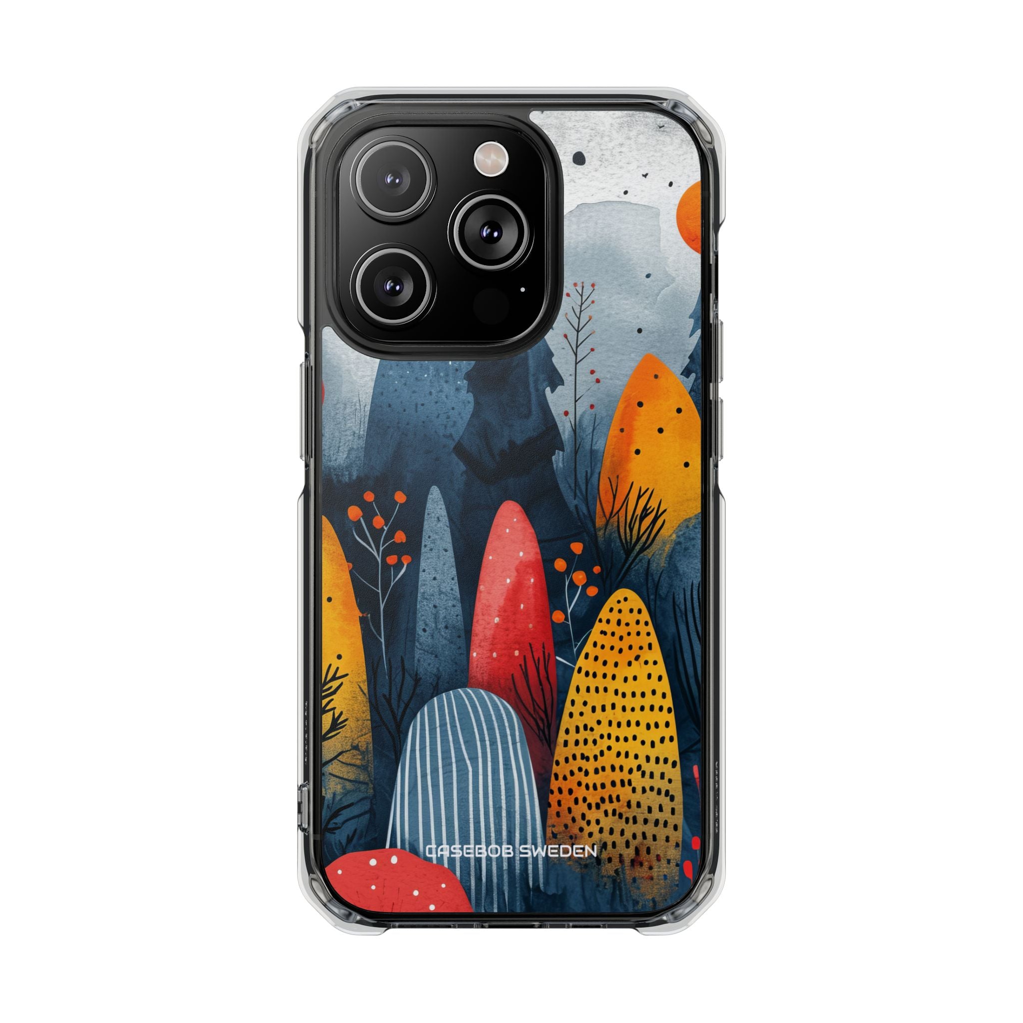 Whimsical Nature - Clear Impact iPhone 14 Phone Case