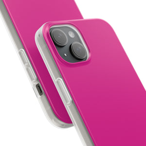 Hollywood Cerise | Handyhülle für iPhone (Flexible Hülle) 