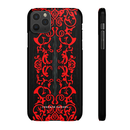 Gothic Crimson Symmetry iPhone 11 - Slim Phone Case