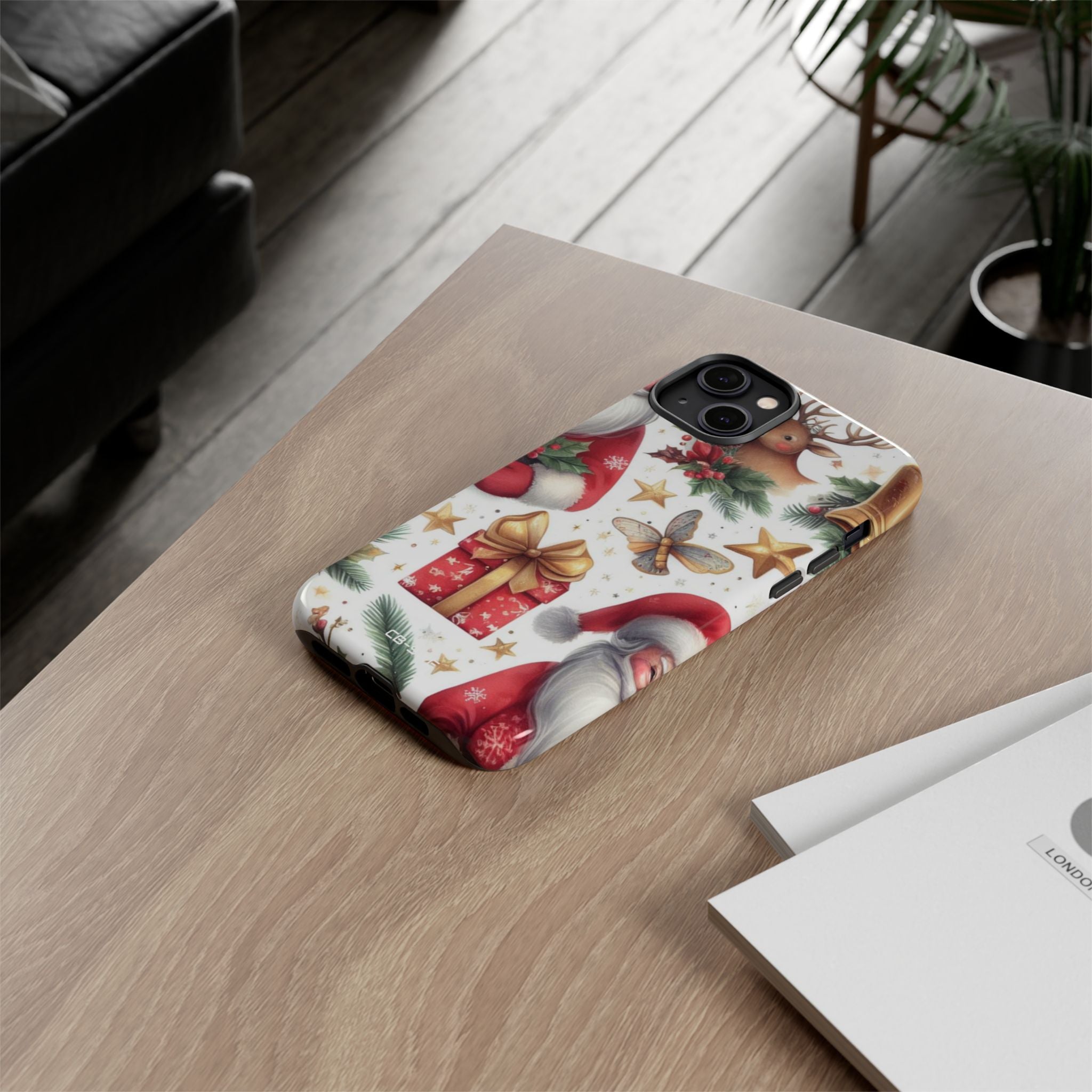 Joyful Santa Delivers - iPhone Case