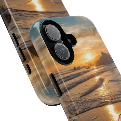 Waves Embrace Shore - iPhone Case