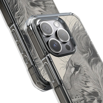 Majestic Lion Profile iPhone 15 - Impact Clear+