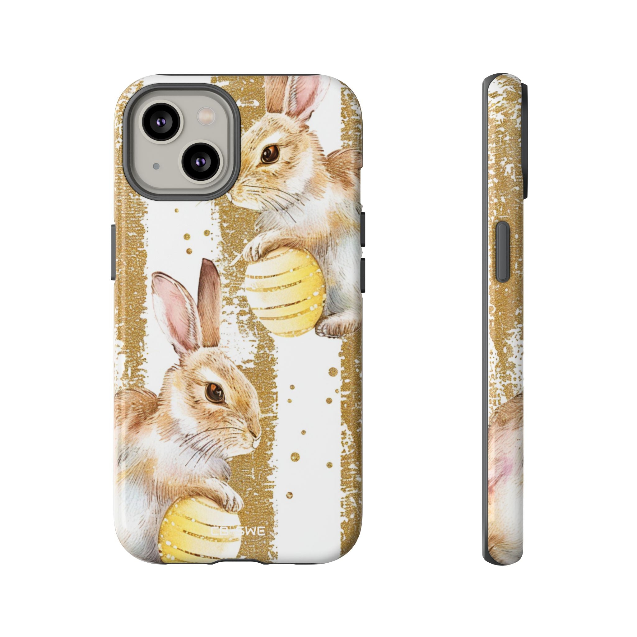 Bunnies Hold Eggs - iPhone Case