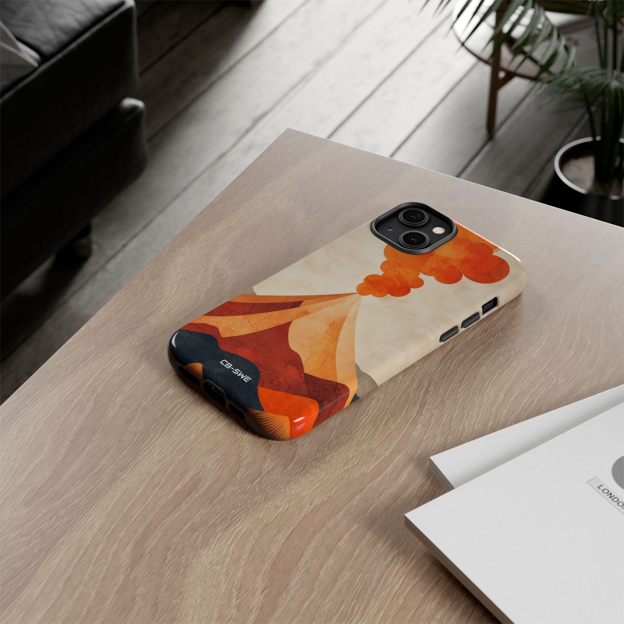 Erupting Heat Waves - iPhone Case