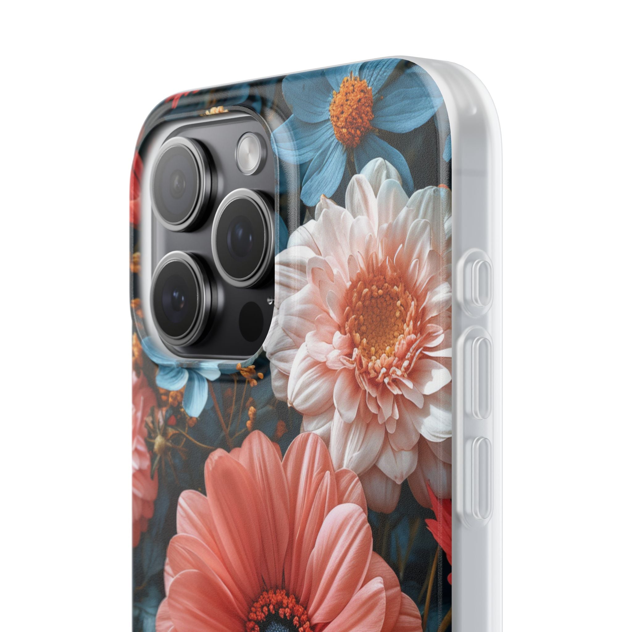 Surreal Floral Harmony iPhone 15 - Flexi Phone Case