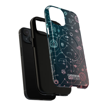 Digital Circuit Flow iPhone 15 - Tough+