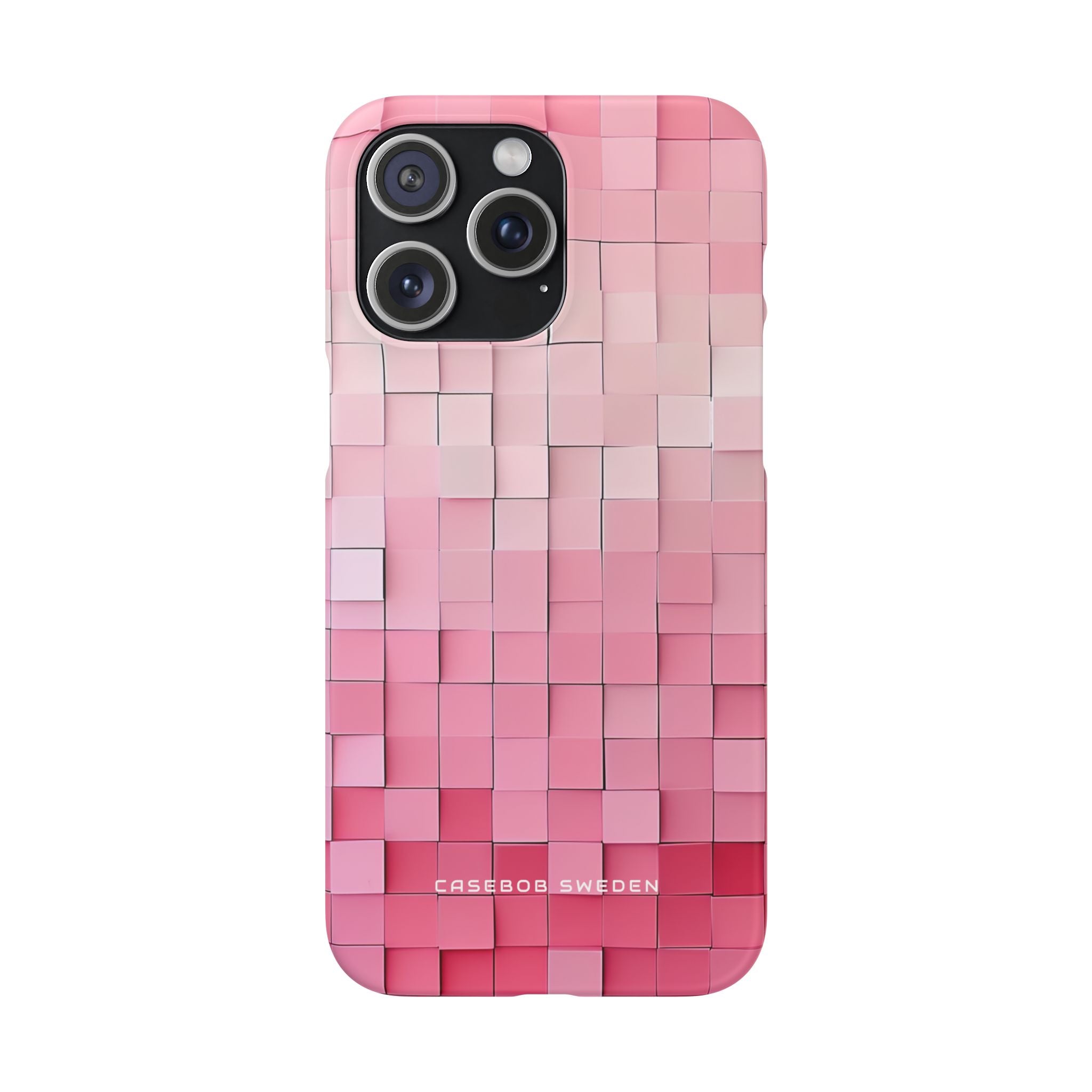 Gradient Pink Mosaic iPhone 15 - Slim Phone Case