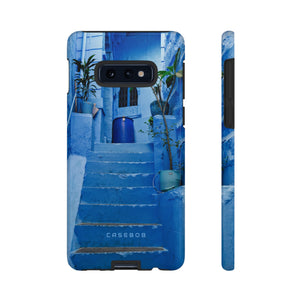 Blue City Morocco - Protective Phone Case