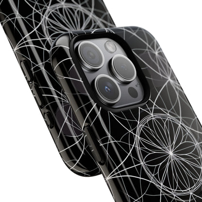 Symmetric Line Bloom iPhone 15 - Tough+