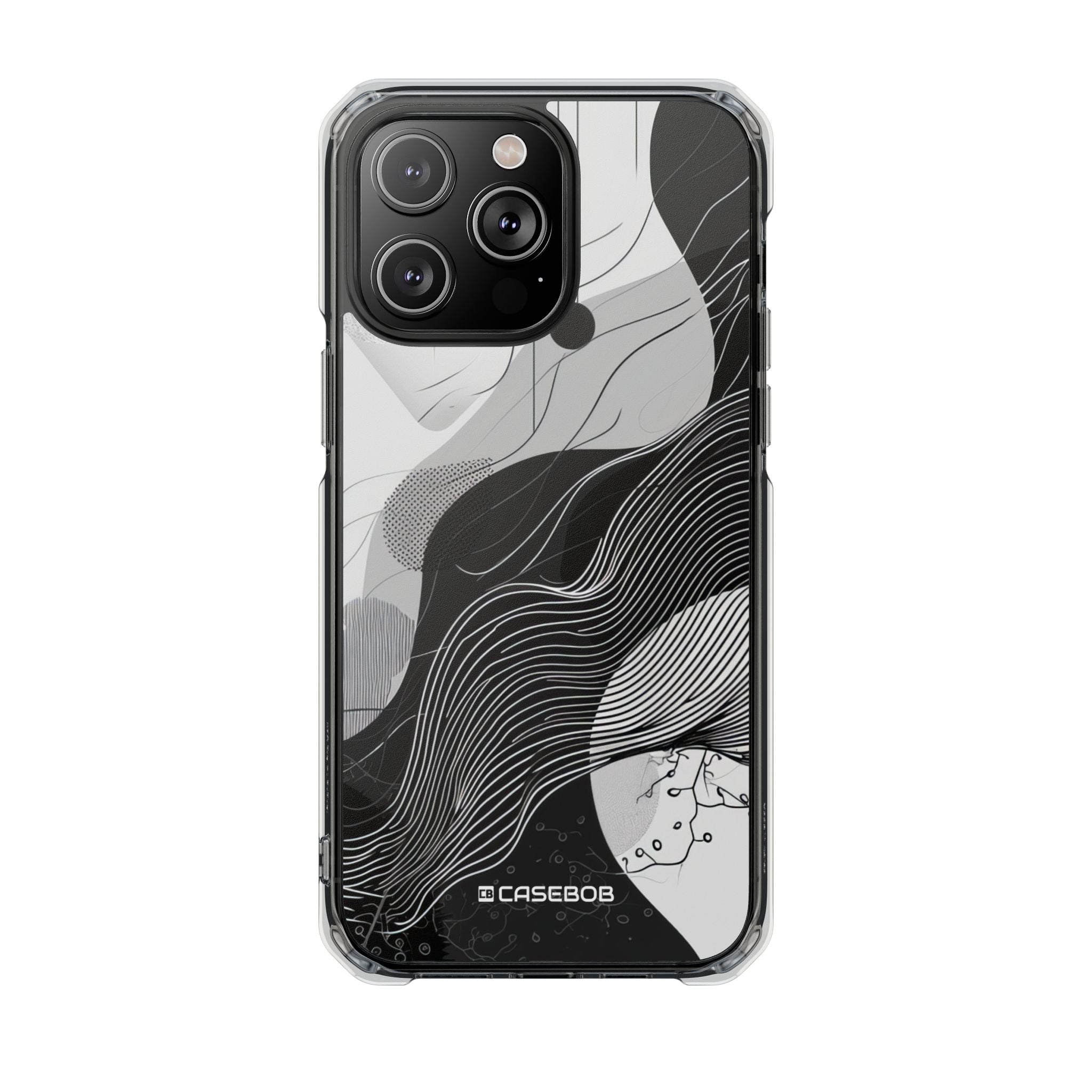 Monochrome Elegance - Phone Case for iPhone