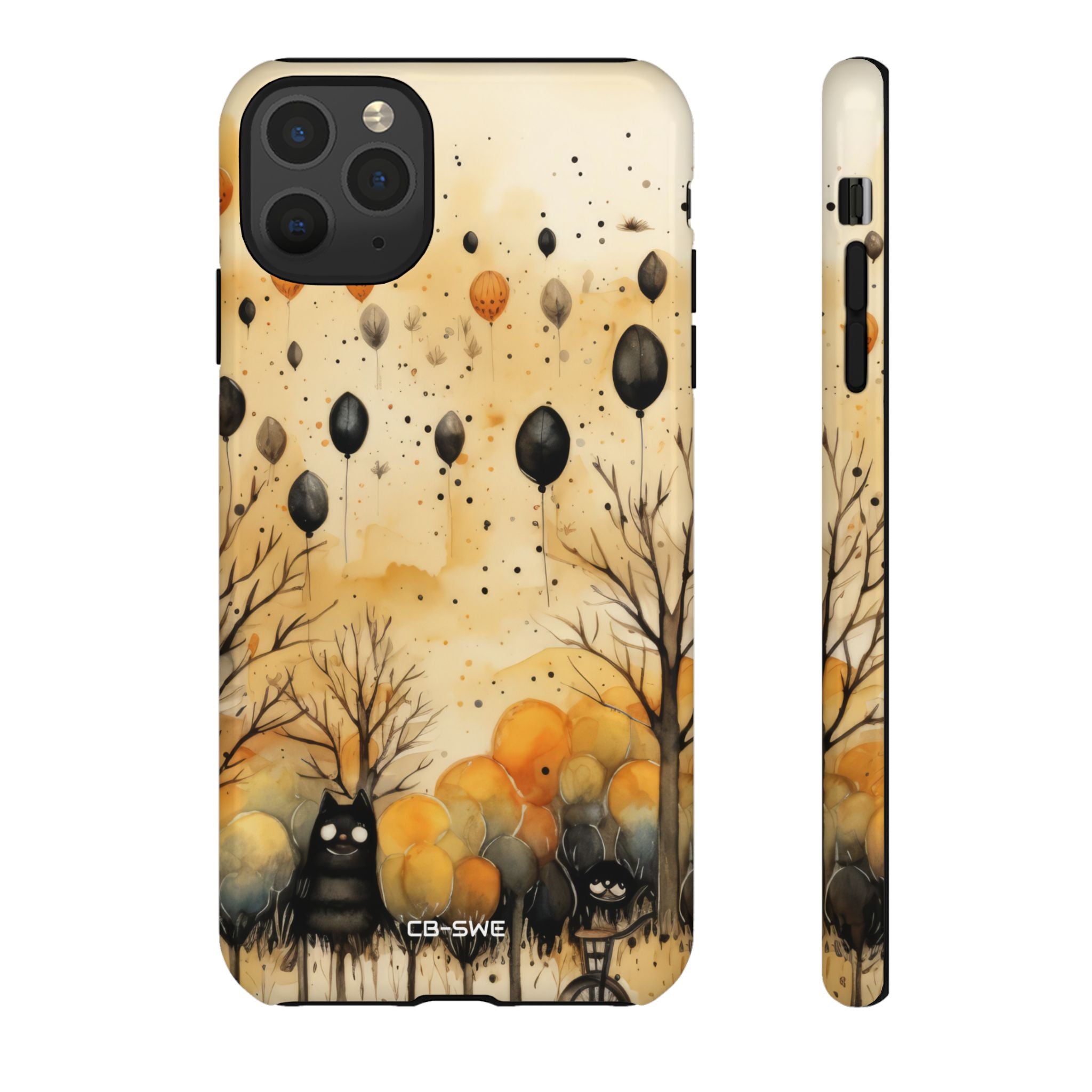 Balloons Drift Skyward - iPhone Case