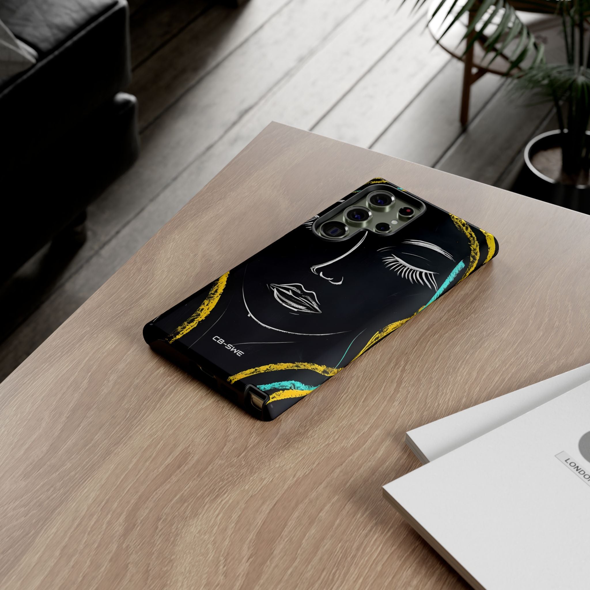 Vivid Minimalist Portrait - Samsung Case