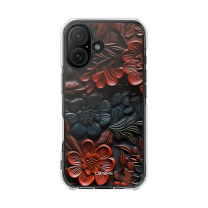 Sculpted Floral Elegance iPhone Case - Impact