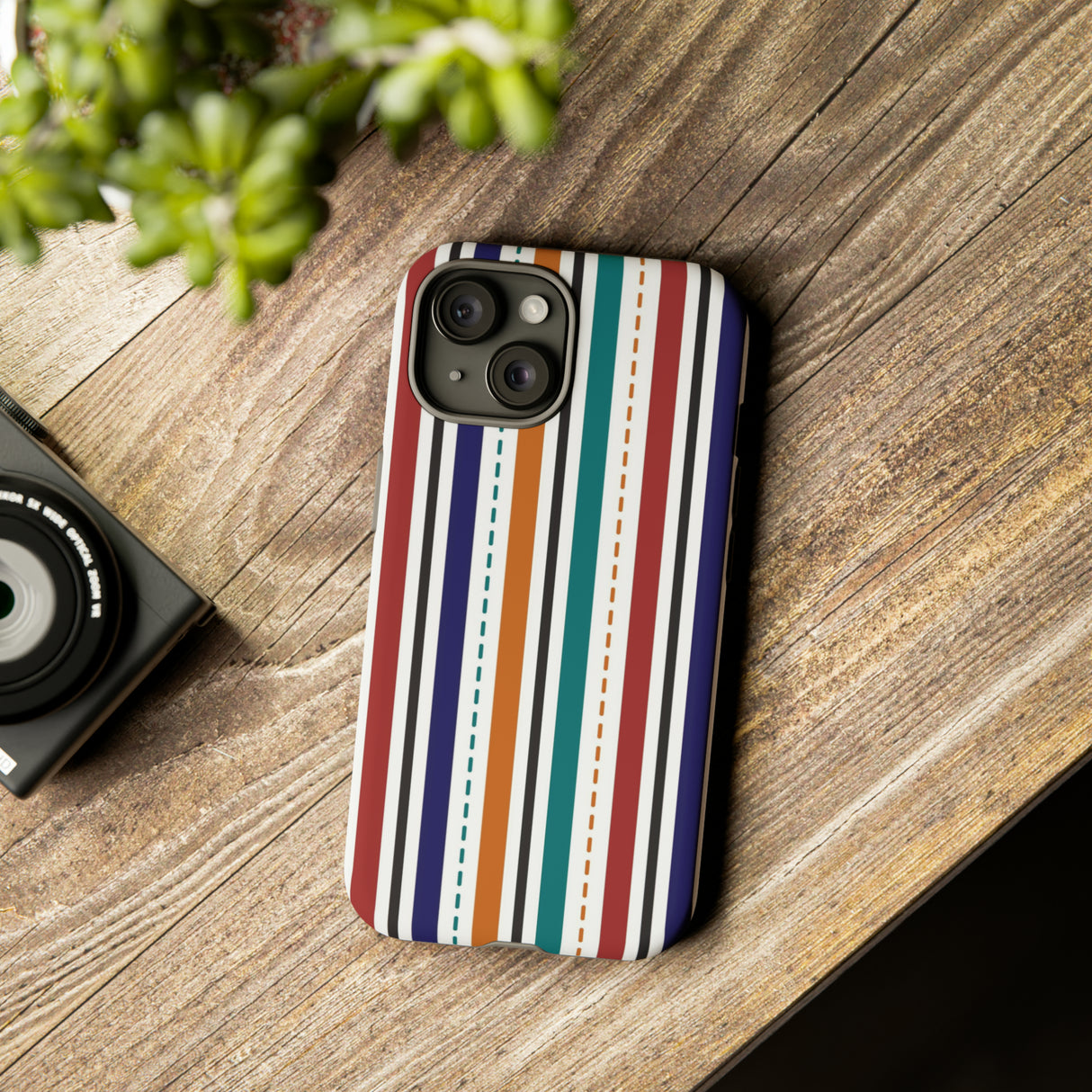 Modern Stripe Line - Protective Phone Case