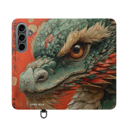Drakenblik Crimson - Samsung S24 Case - Portemonnee