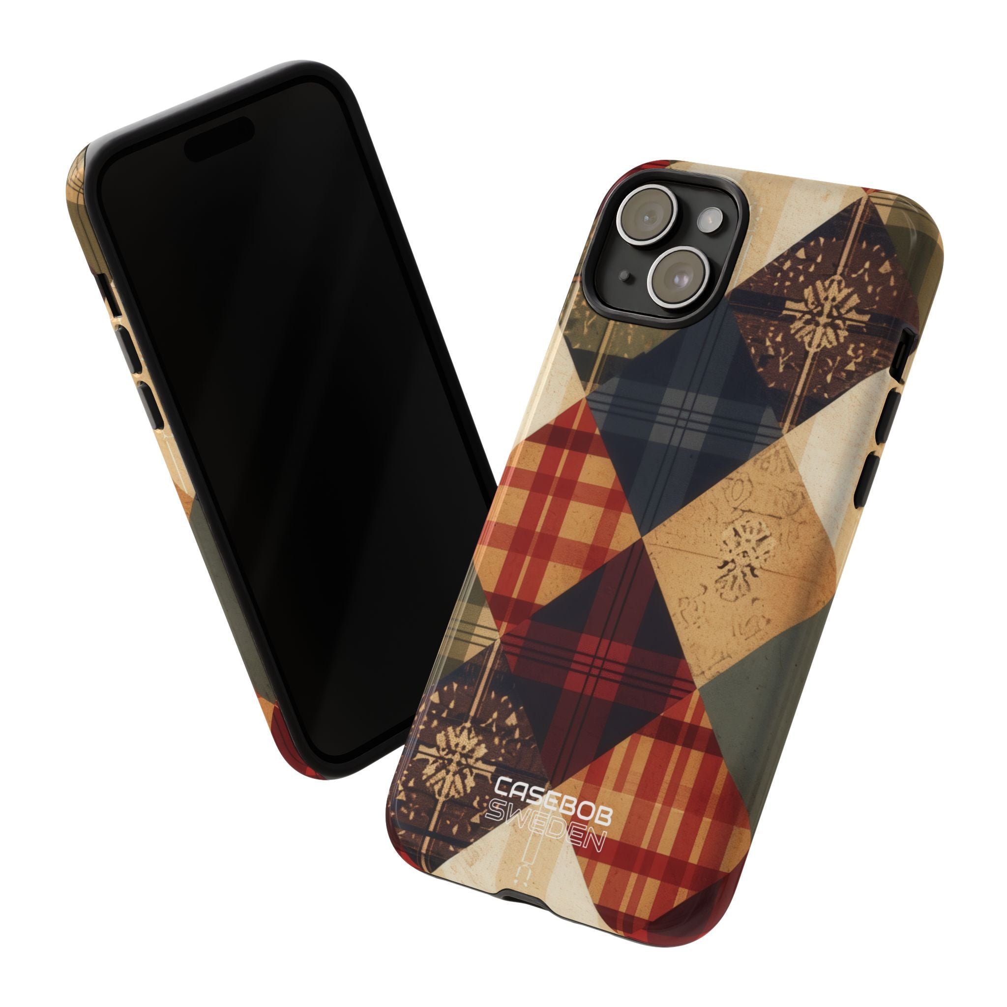 Rustik Quilt Charm iPhone 15 - Tough