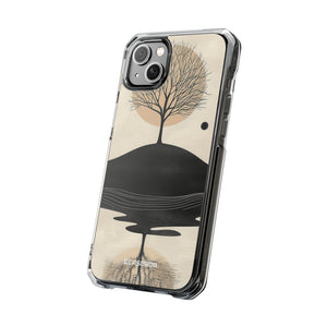 Serene Reflections - Phone Case for iPhone (Clear Impact - Magnetic)