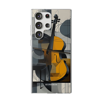 Cello Abstraction | Flexible Phone Case for Samsung Galaxy