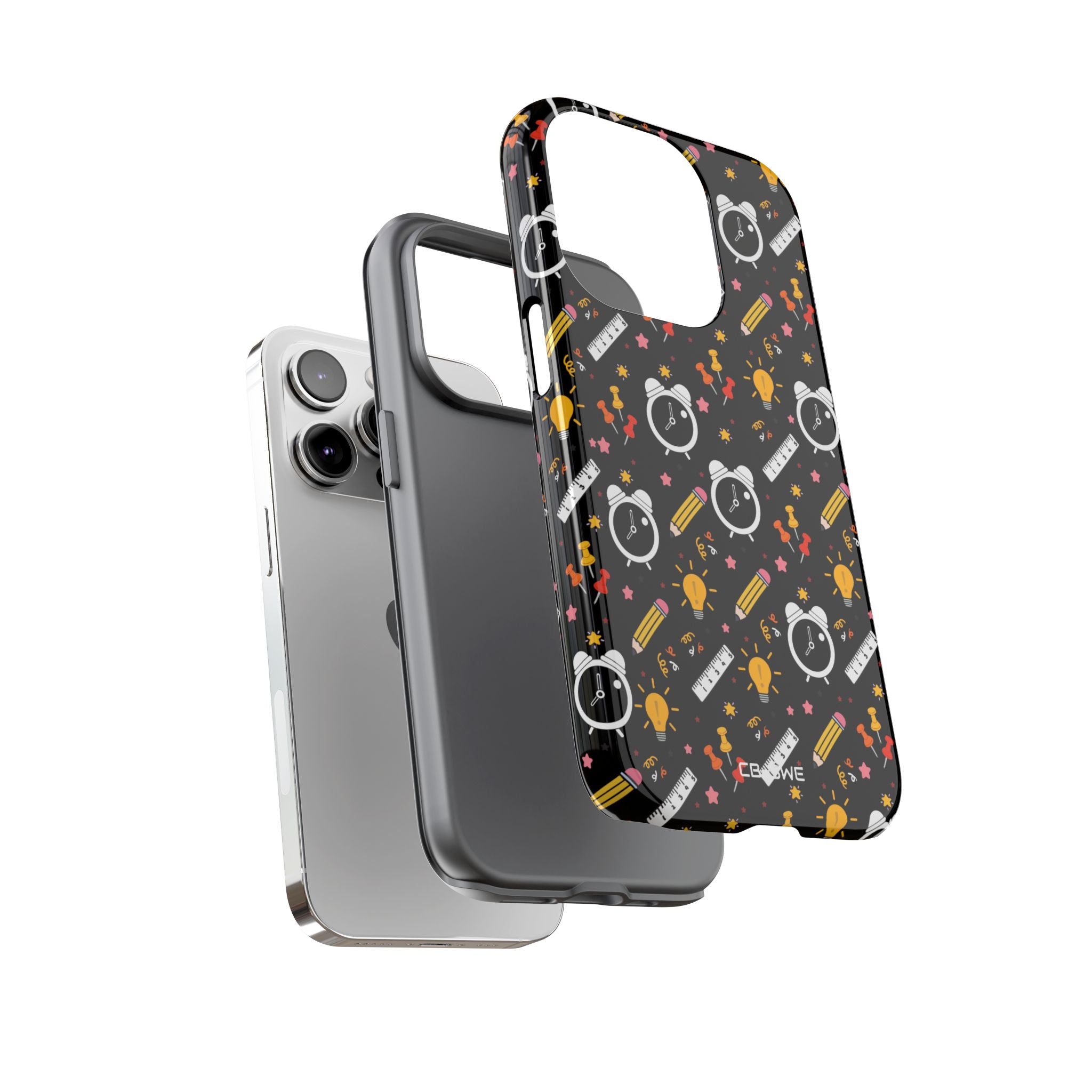 Bright Pencils Twirl - iPhone Case