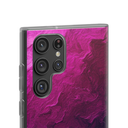 Violet Swirl Samsung S22 Ultra Case - Soft