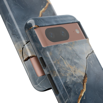 Jagged Vein Navy Google Pixel 8 Case - Tough