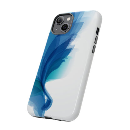 Blue Feathers - Protective Phone Case