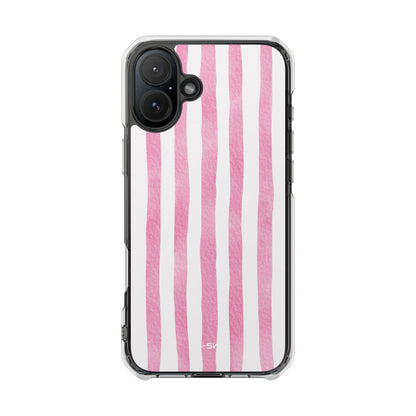 Pink Watercolor Stripes iPhone Case - Impact