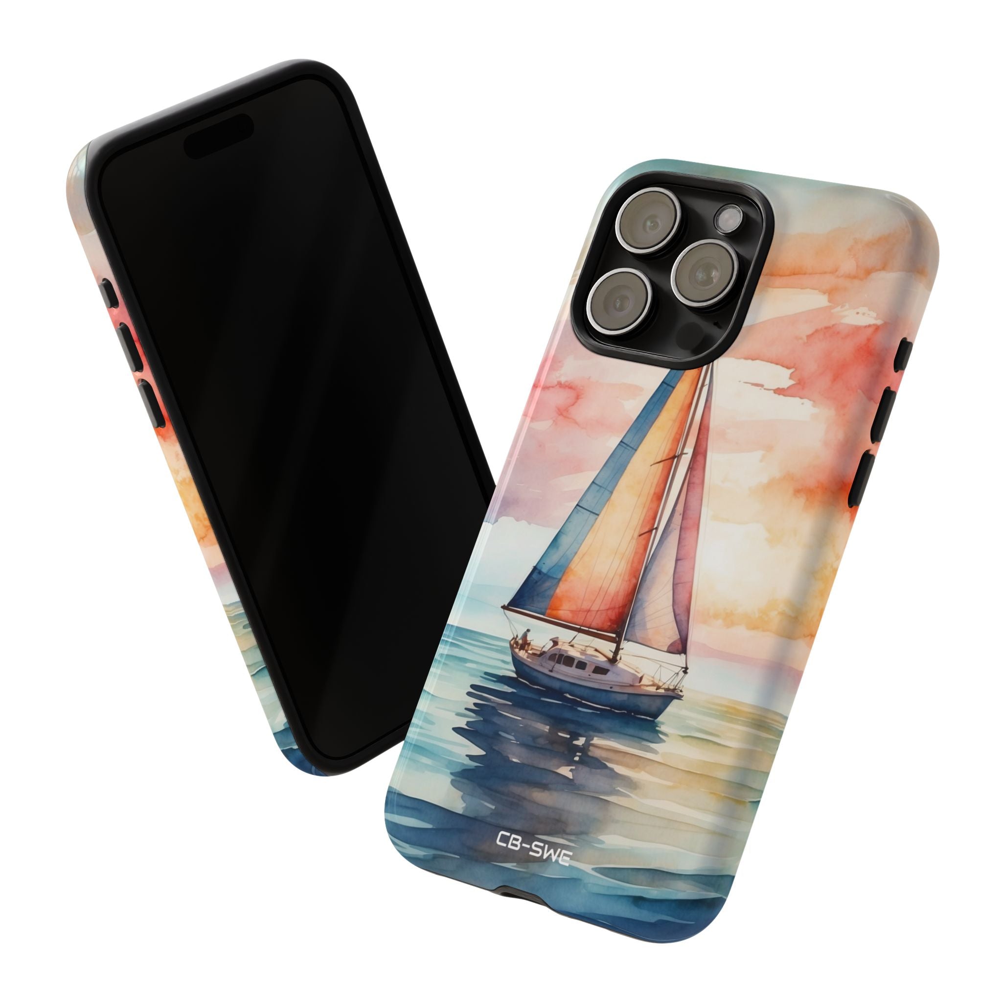 Sailboat Glides Calm - iPhone Case