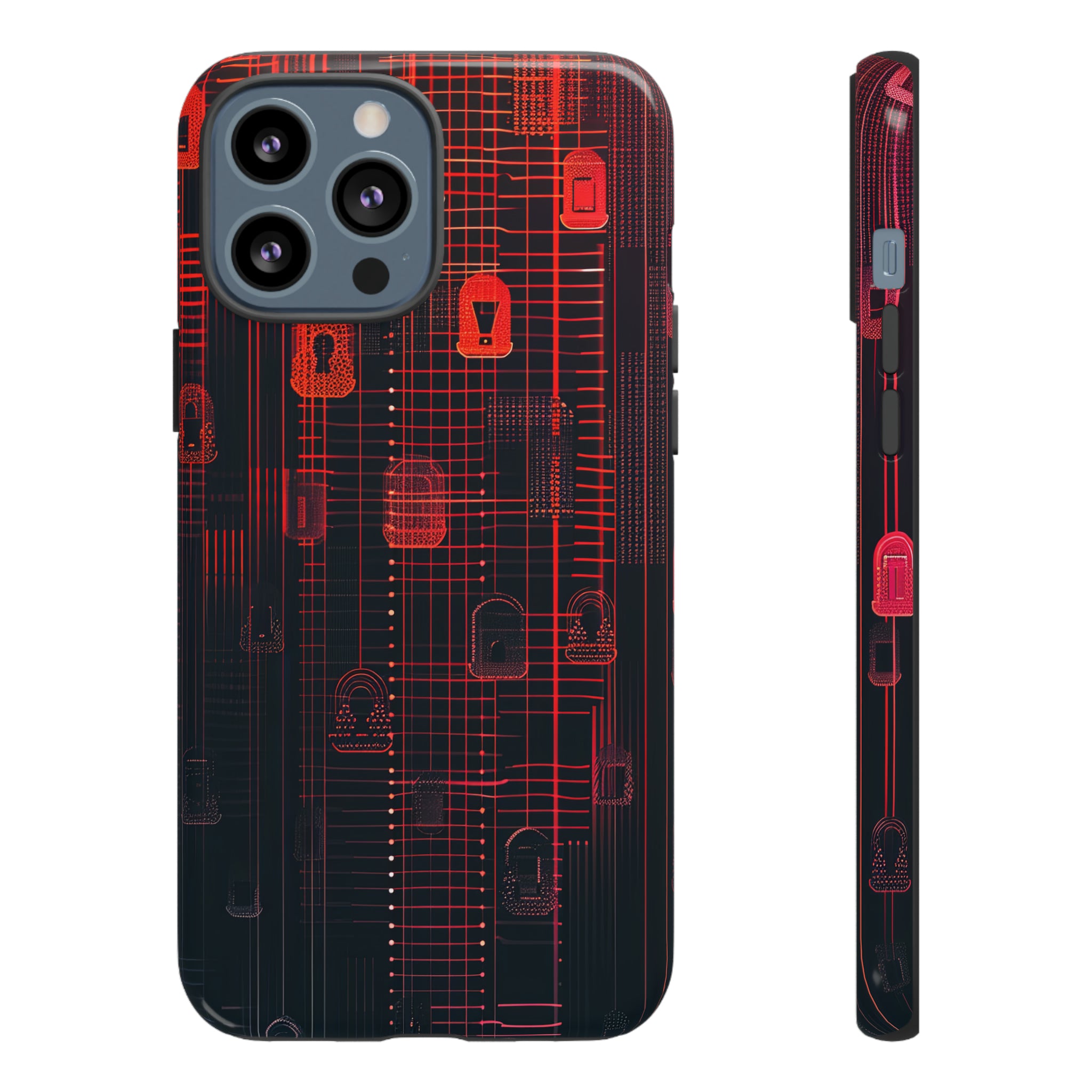 Encryption Aura: Security Gradient - Protective Phone Case