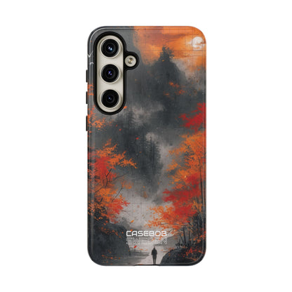 Montagne Nebbia Cremisi Samsung S24 - Tough