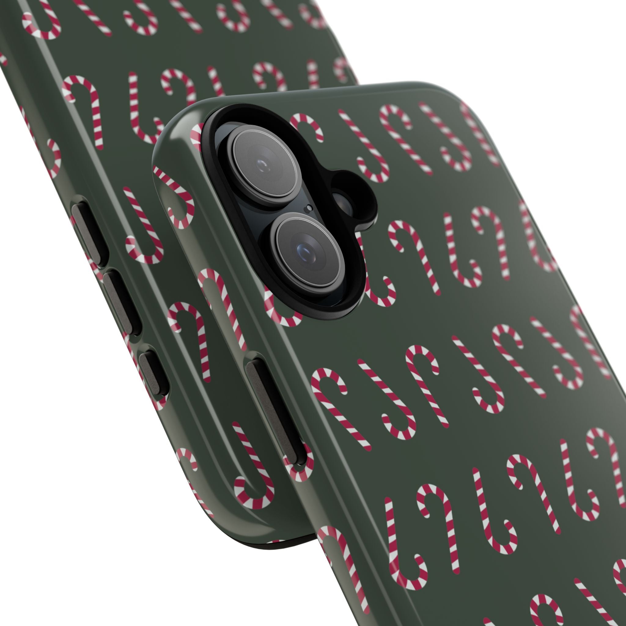 Candy Canes Aligned - iPhone Case