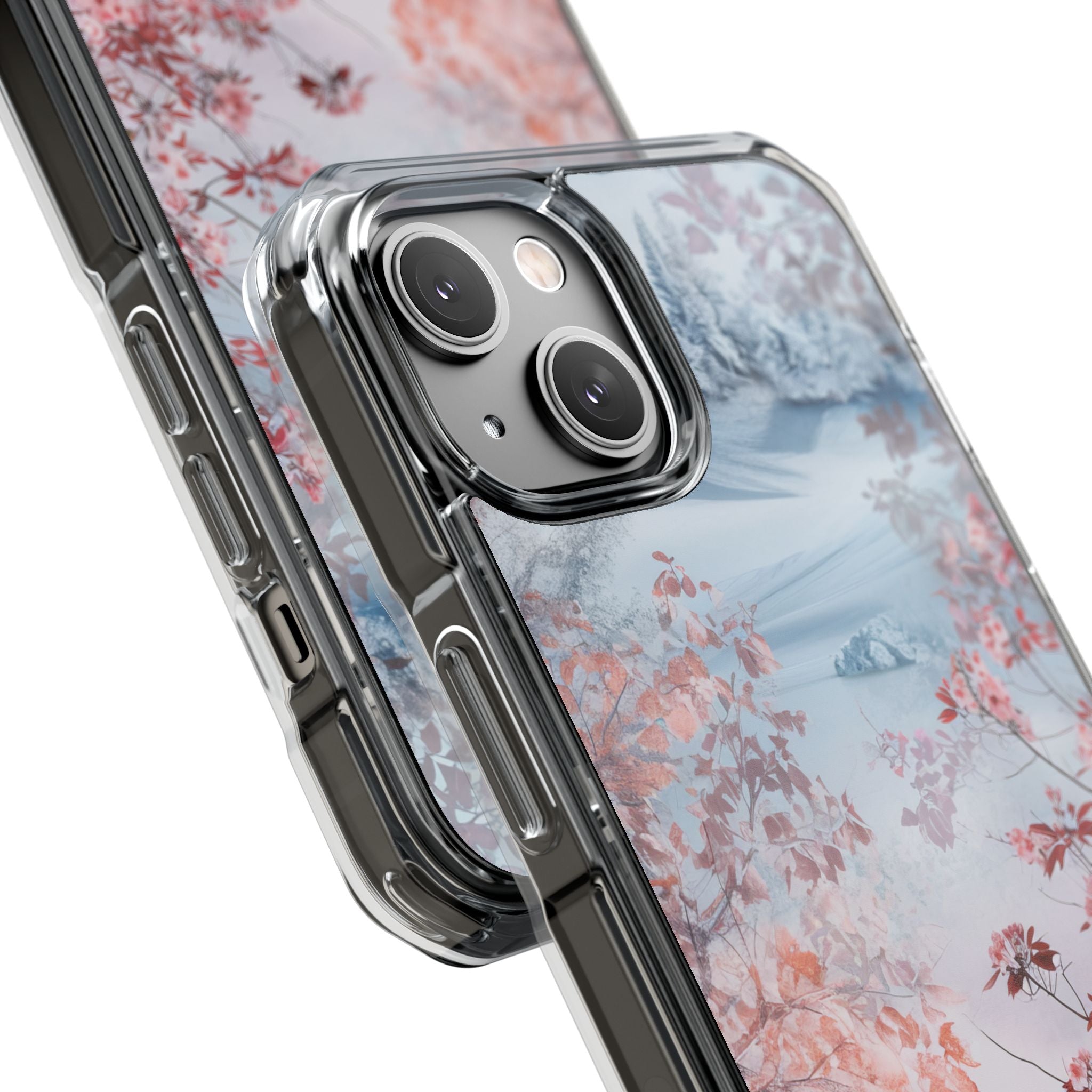 Floral Serenity Case - Clear Impact iPhone 14 Phone Case