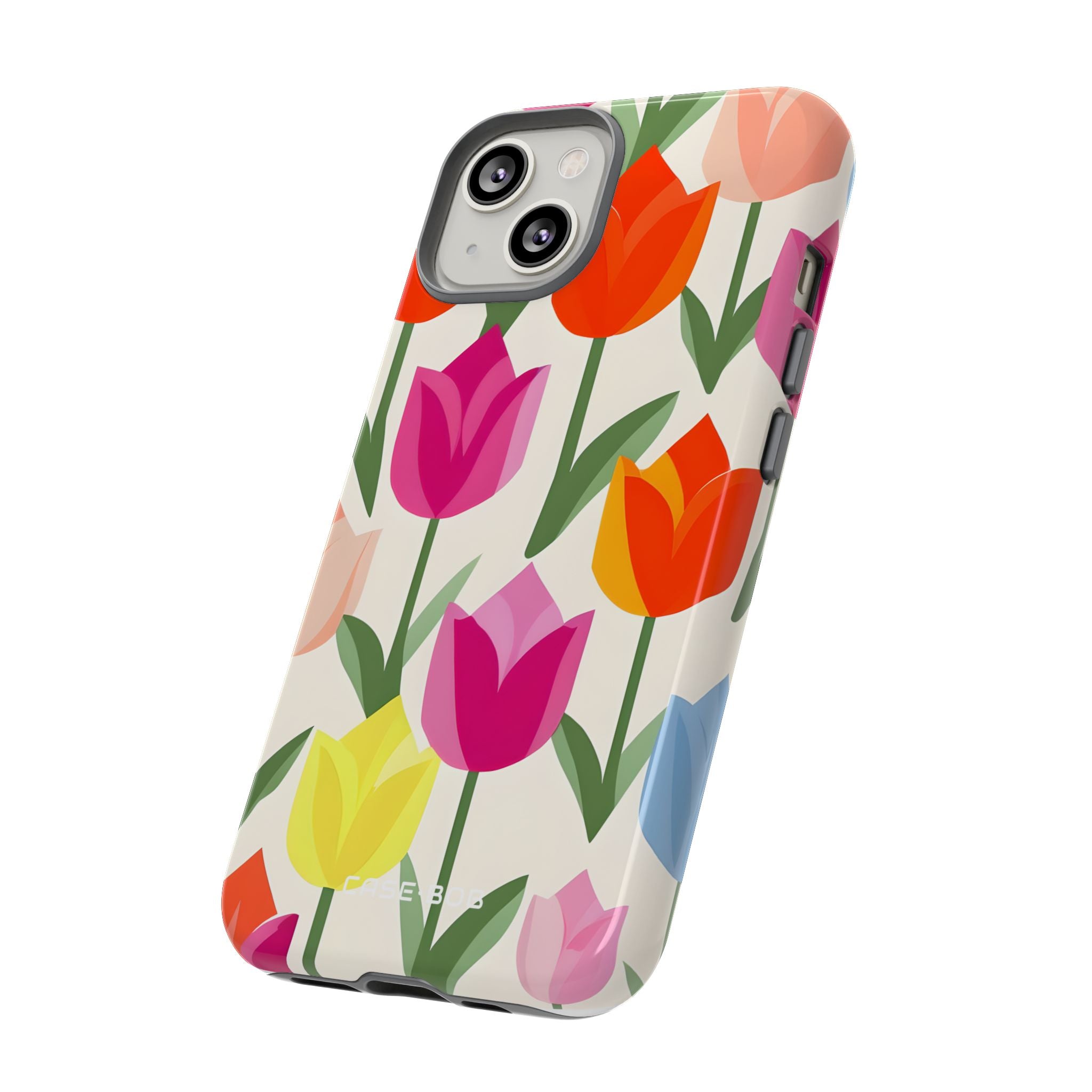 Tulip Harmony Green iPhone 14 Case - Tough