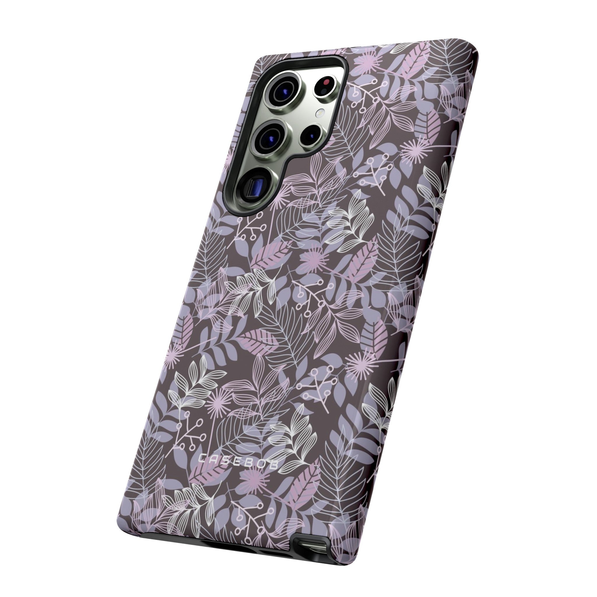 Dark Purple Leaf - Protective Phone Case