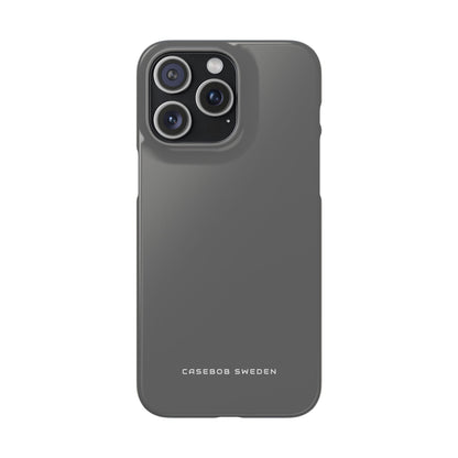 Dim Gray iPhone 15 - Slim Phone Case