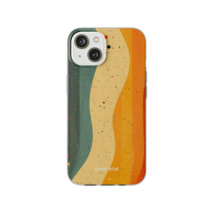 Wavy Forest Veil iPhone 14 Case - Soft
