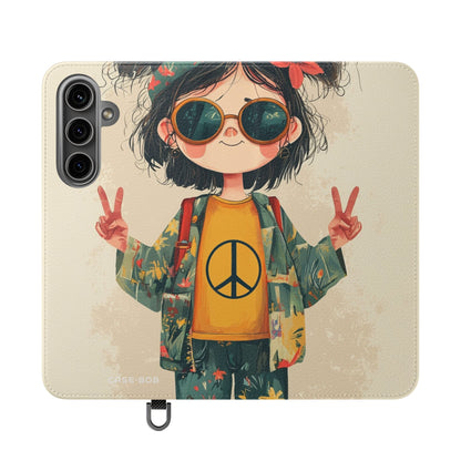 Peace Pigtails - Samsung S24 Plus Case - Wallet