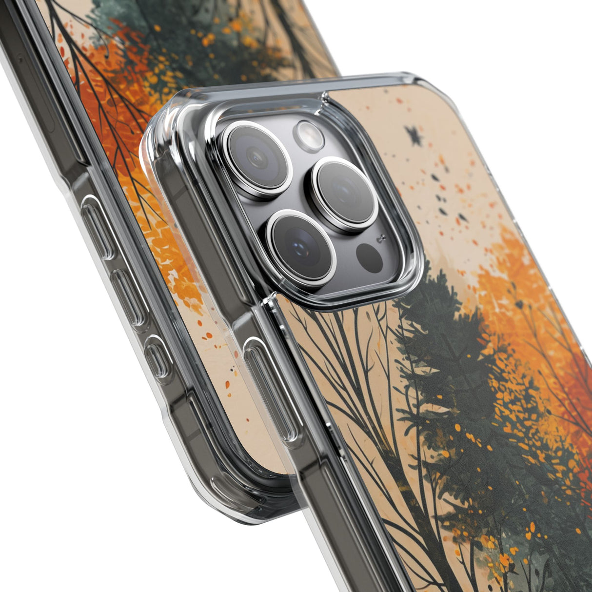 Autumnal Whispers - Phone Case for iPhone (Clear Impact - Magnetic)