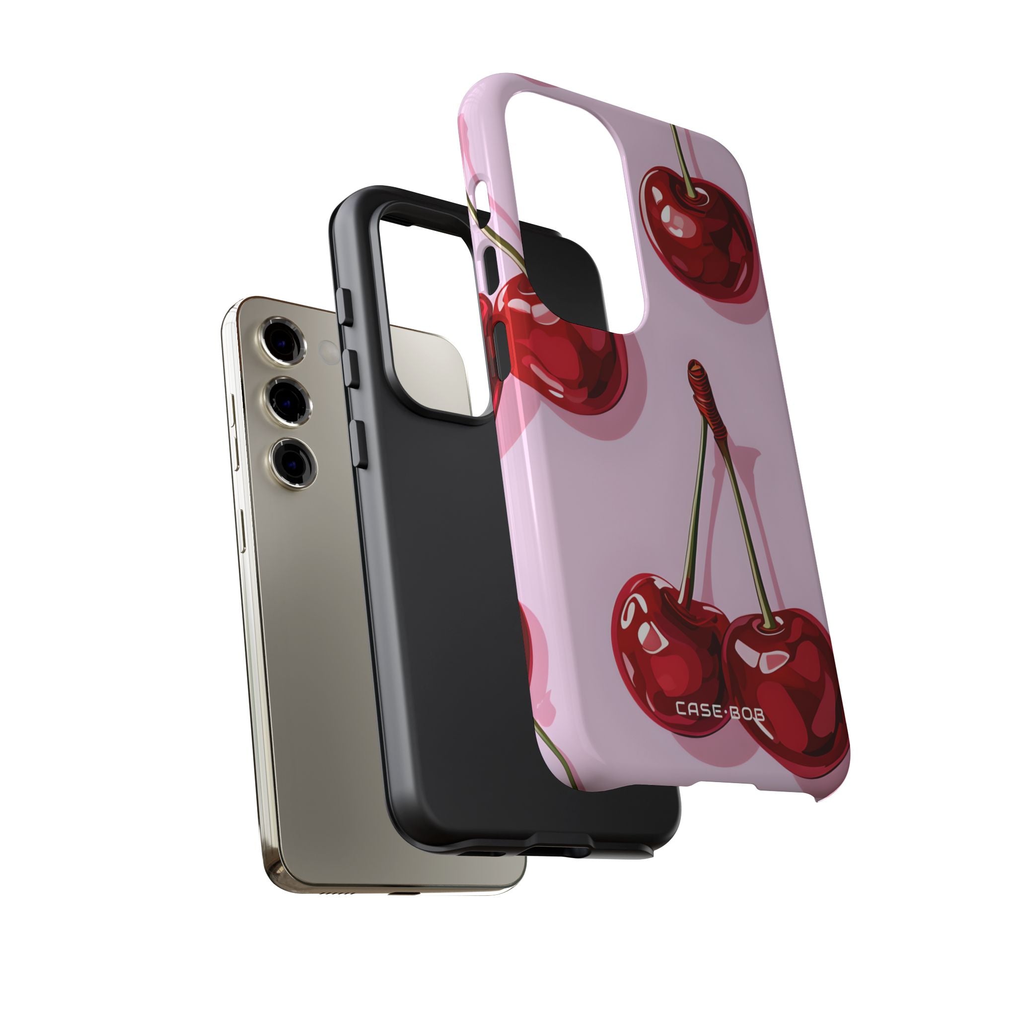 Glossy Cherry Burst Samsung S23 Case - Tough