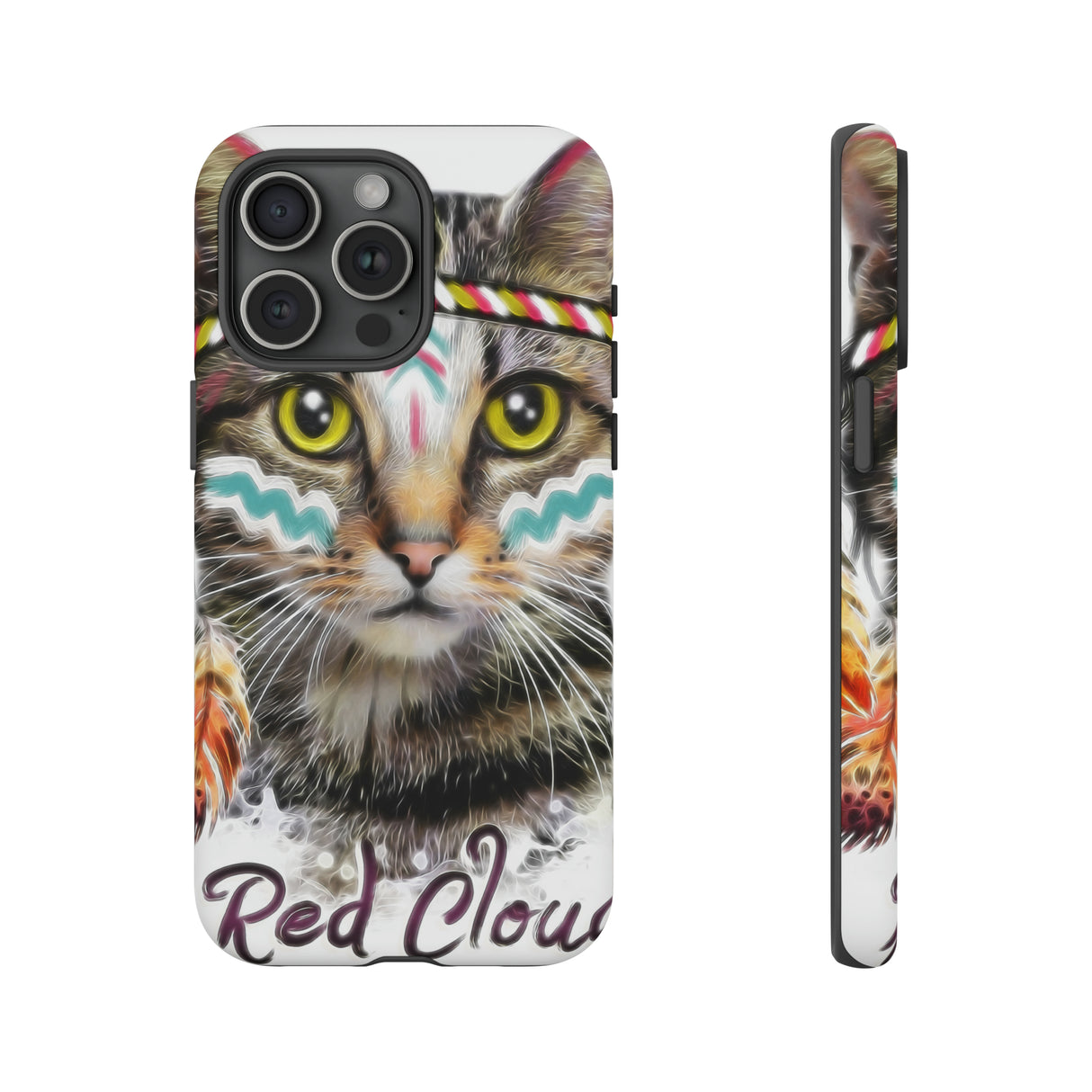 Red Cloud Cat - Protective Phone Case